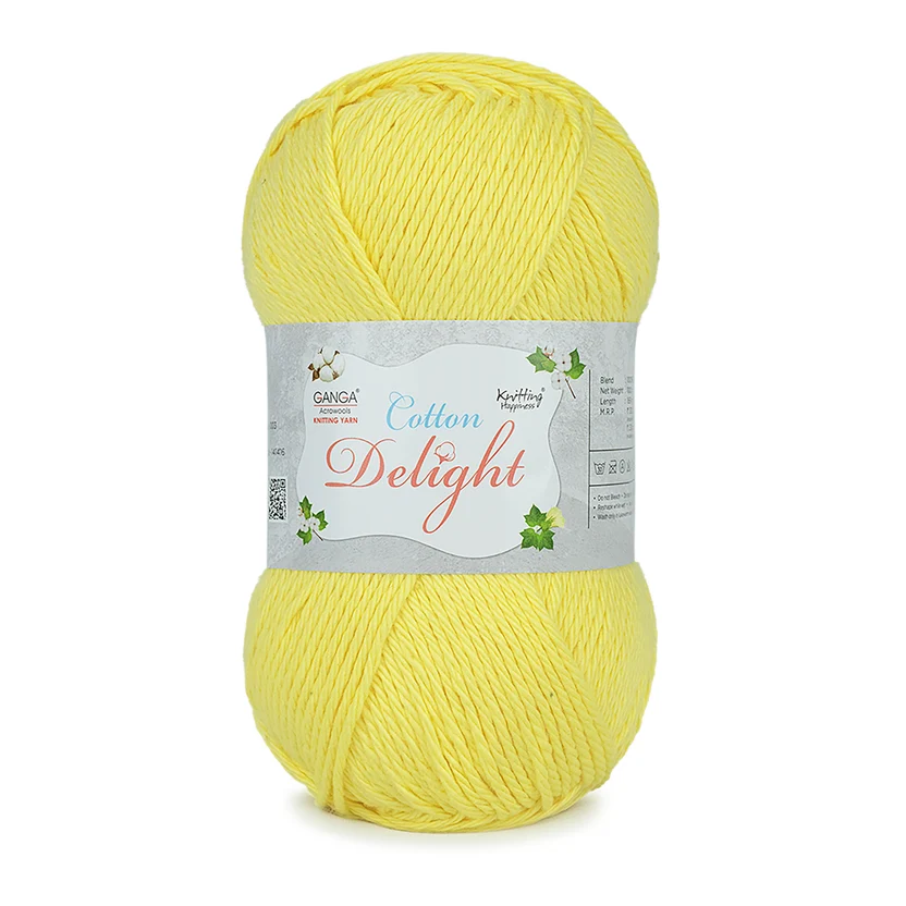 Ganga Cotton Delight 33- Lemon Ganga Cotton Delight 33- Lemon