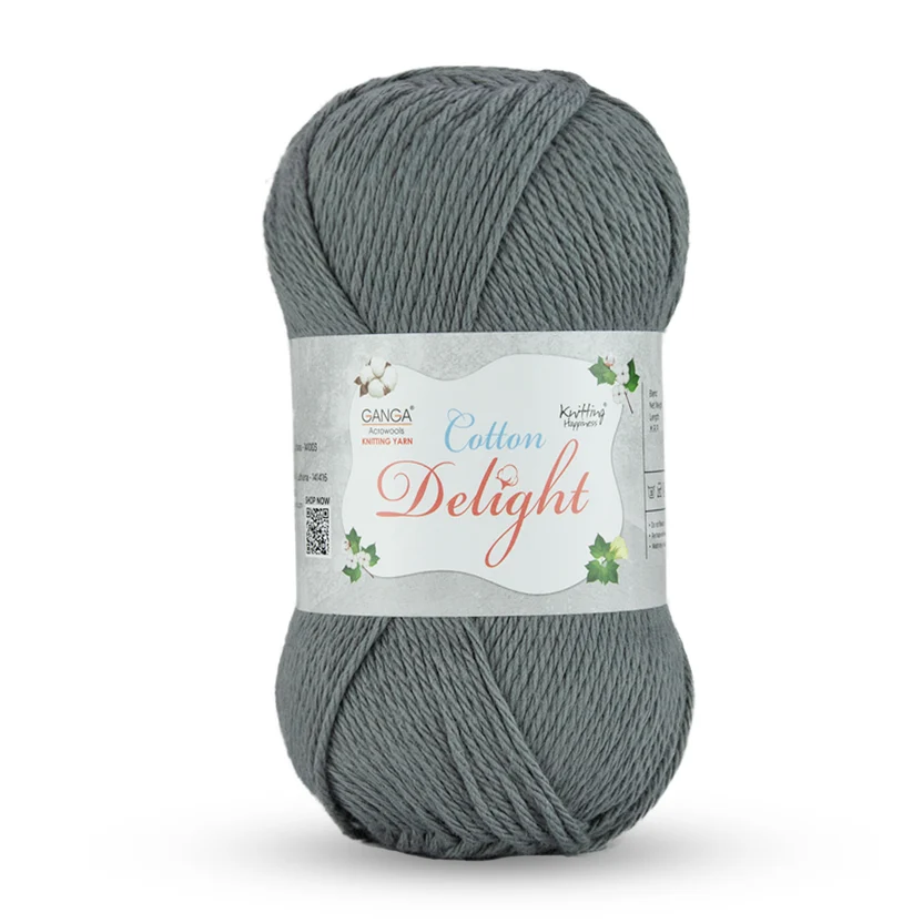 Ganga Cotton Delight 37- Dark Grey Ganga Cotton Delight 37- Dark Grey