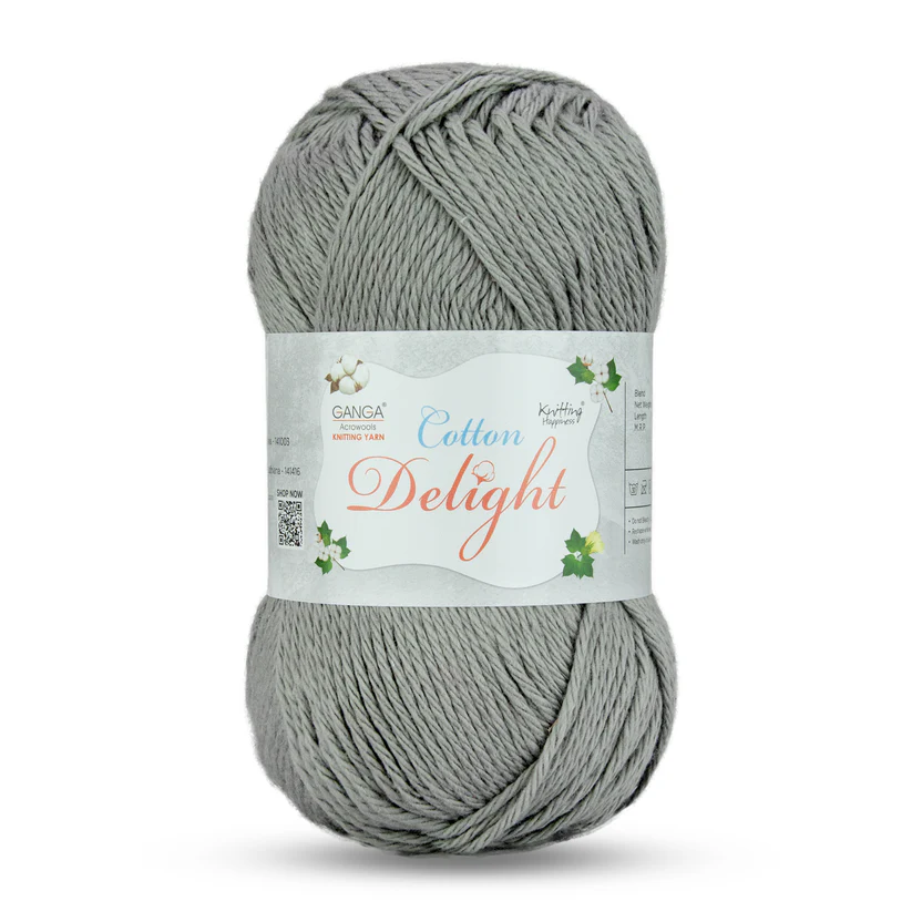 Ganga Cotton Delight 38- Medium Grey Ganga Cotton Delight 38- Medium Grey