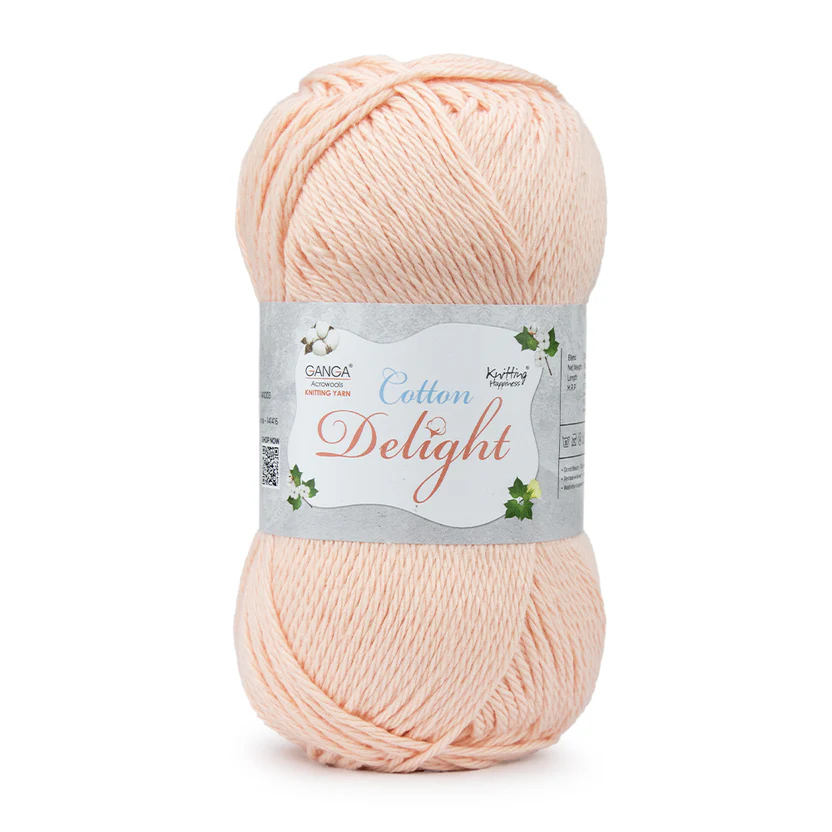 Ganga Cotton Delight 43- Vanilla Peach