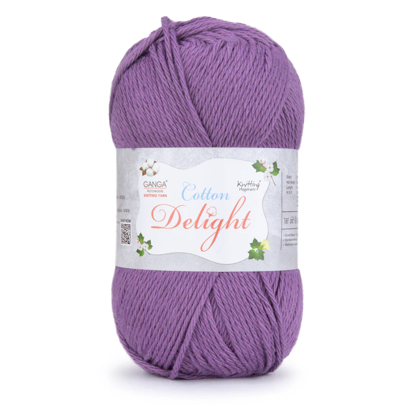 Ganga Cotton Delight 64- Dark Amethyst Ganga Cotton Delight 64- Dark Amethyst