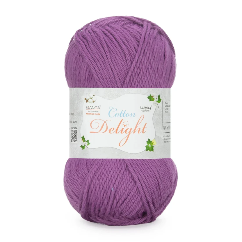 Ganga Cotton Delight 74- Grape Ganga Cotton Delight 74- Grape
