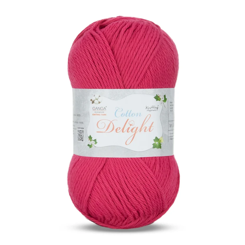 Ganga Cotton Delight 80- Cerise Ganga Cotton Delight 80- Cerise
