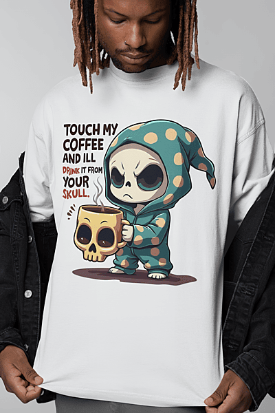 Scary oversized t-shirt