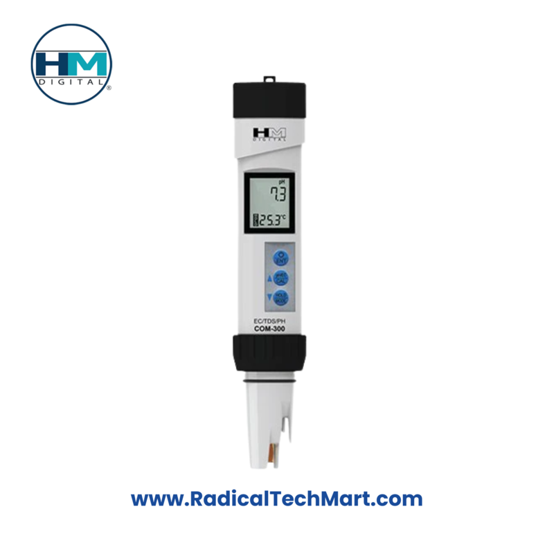 HM Digital COM-300 Combo pH EC TDS Temperature Waterproof Meter