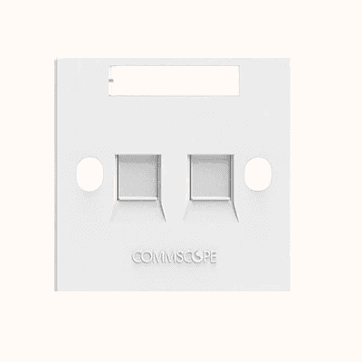 COMMSCOPE DUEL FACE PLATE (235001-2)
