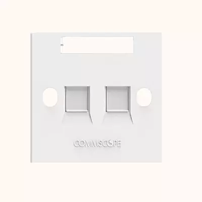 COMMSCOPE DUEL FACE PLATE (235001-2)