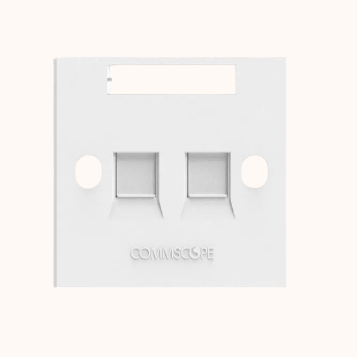 COMMSCOPE DUEL FACE PLATE (235001-2)