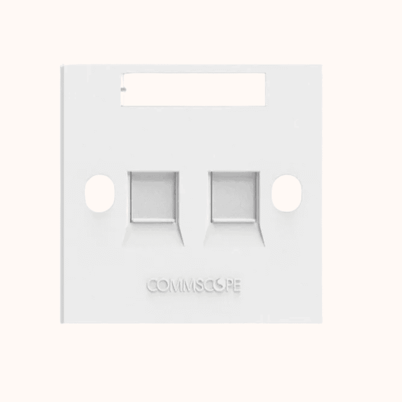 COMMSCOPE DUEL FACE PLATE (235001-2)