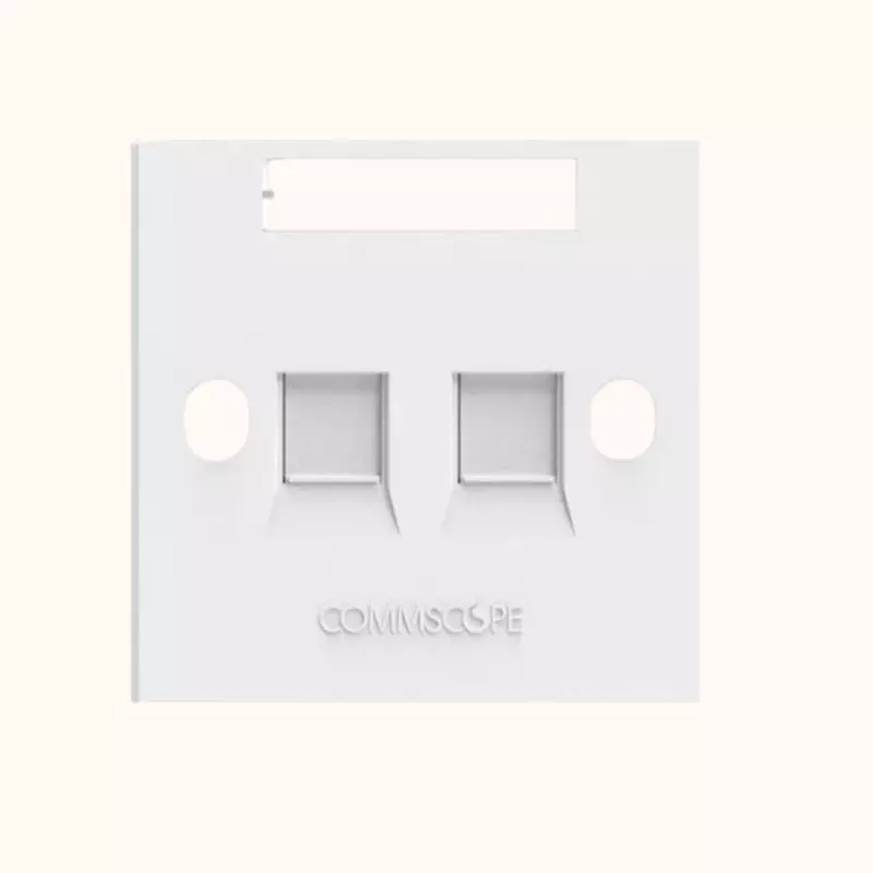 COMMSCOPE DUEL FACE PLATE (235001-2)