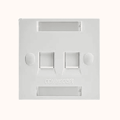 COMMSCOPE QUARD FACE PLATE (1859053-1)