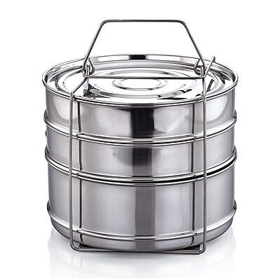 Expresso Stainless Steel Cooker Separator Set for Prestige Outer Lid Pressure Cooker