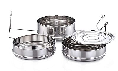 Expresso Stainless Steel Cooker Separator Set for Prestige Outer Lid Pressure Cooker