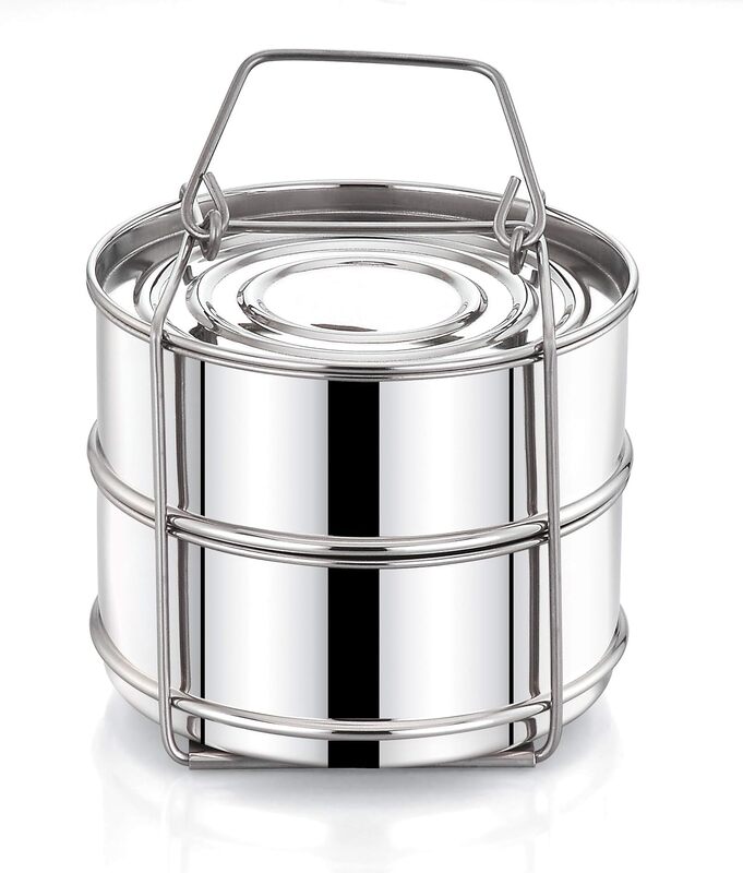 Expresso Stainless Steel Cooker Separator Set for Prestige Outer Lid Pressure Cooker
