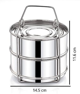Expresso Stainless Steel Cooker Separator Set for Prestige Outer Lid Pressure Cooker