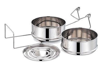 Expresso Stainless Steel Cooker Separator Set for Prestige Outer Lid Pressure Cooker