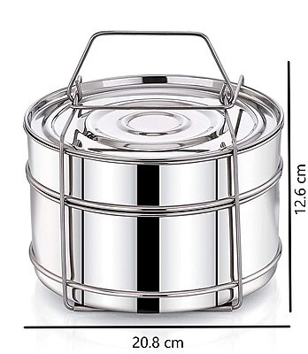 Expresso Stainless Steel Cooker Separator Set for Prestige Outer Lid Pressure Cooker