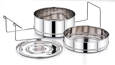 Expresso Stainless Steel Cooker Separator Set for Prestige Outer Lid Pressure Cooker
