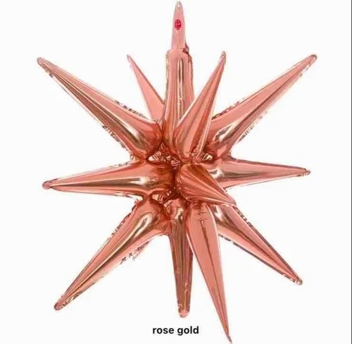 CORONA STAR | ROSE GOLD FOIL BALLOON | PACK OF 1