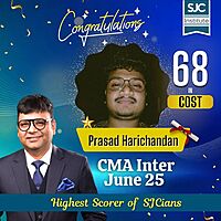 cma inter cost ca satish jalan high scorer