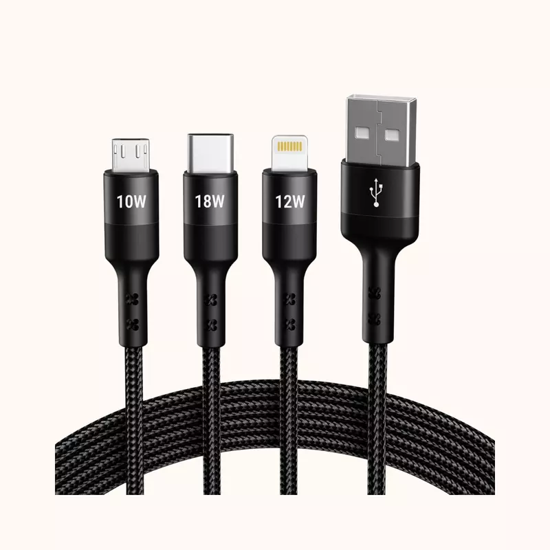 COSTAR 3-in-1 USB Fast Charging Cable (1.25M)
