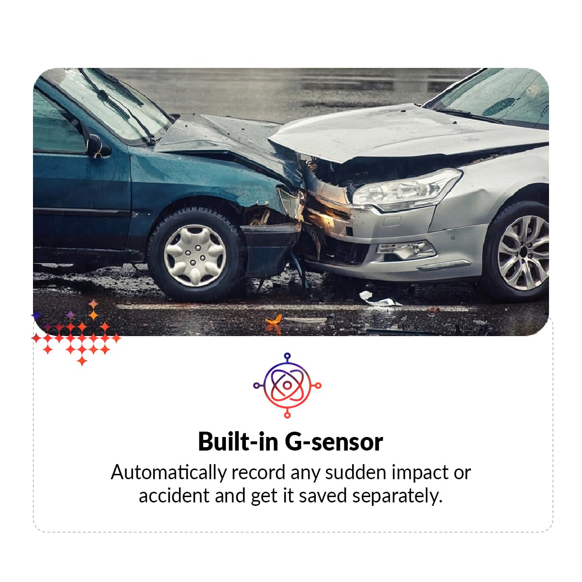 CP PLUS CP-AD-H2B-PW Car Dashcam | 2MP Full HD | GPS | Night Vision | G-Sensor | Wide-Angle View | Ideal for Large Cars & SUVs