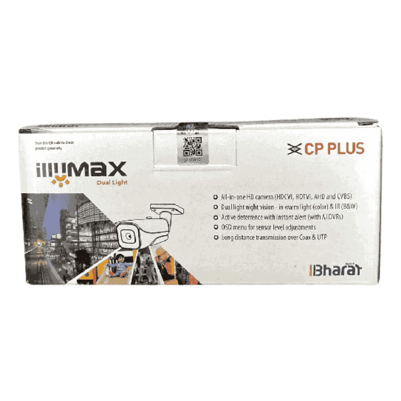 CP PLUS IlluMax Dual Light Security Camera – Full Color Night Vision | Smart Surveillance