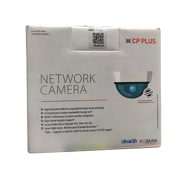 CP Plus Network Dome Camera – HD Surveillance | IP Camera | Indoor Security Solution