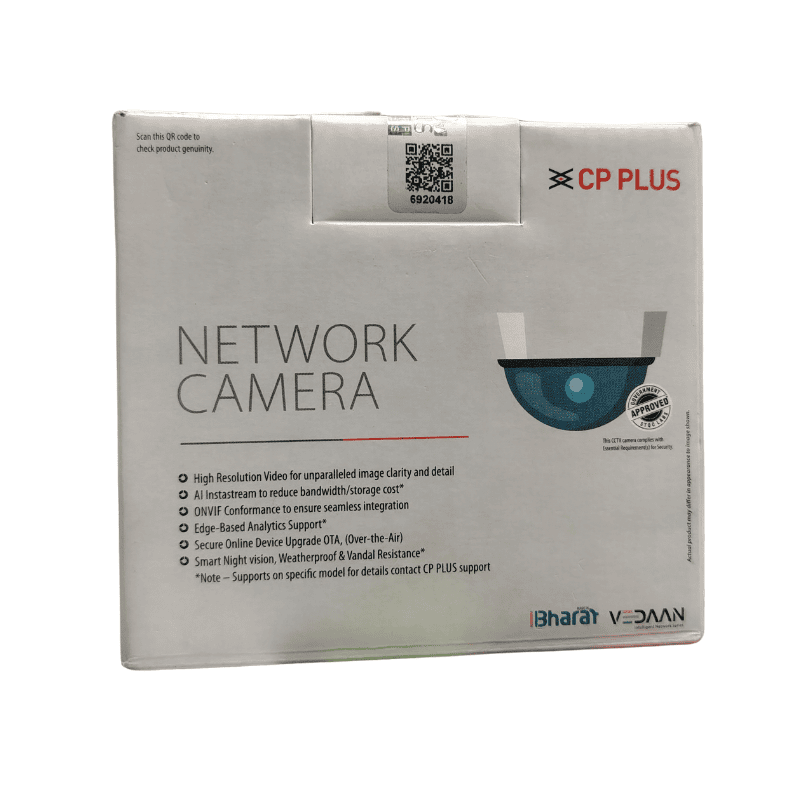 CP Plus Network Dome Camera – HD Surveillance | IP Camera | Indoor Security Solution