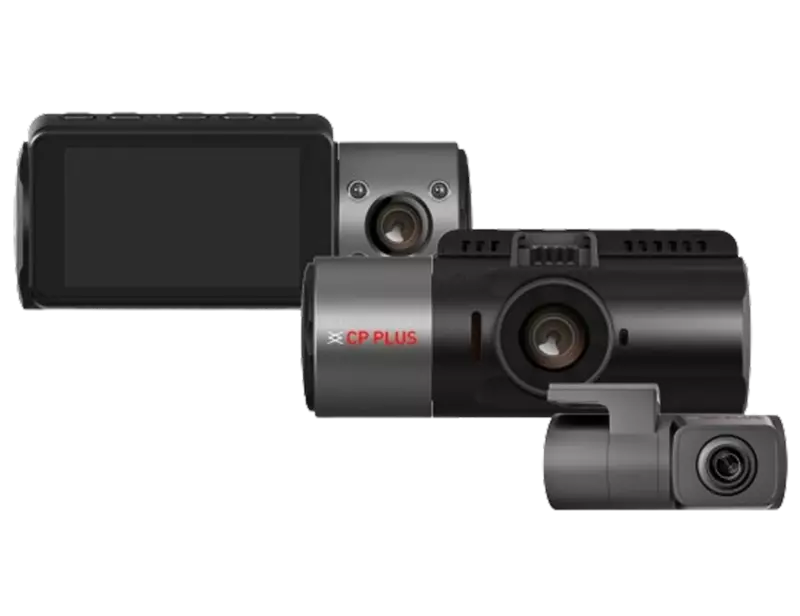 CP PLUS  DASHCAM WITH GPS FRONT, CABIN & REAR CAMERA CP-KF86C WITH HARWARE KIT