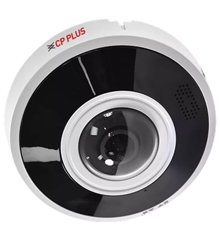 CP PLUS IP FISHEYE CAMERA 6 MP WITH MIK +MICRO SD SLOT CP-UNC-EE61L2C-VMD-Q 1.68 mm