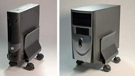 CPU Trolley , High Grade Metal CPU Trolley with Caster Wheel to move CPU around to create a flexible workspace