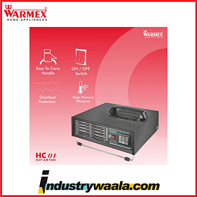 Warmex Fan Heaters HC 01 1000 2000 Watts Black