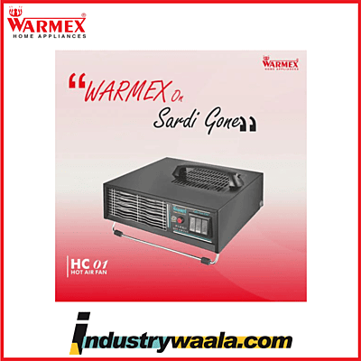 Warmex Fan Heaters HC 01 1000 2000 Watts Black