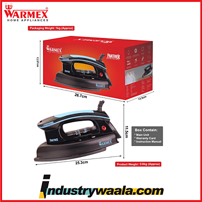 Warmex Panther 1000 W Dry Iron