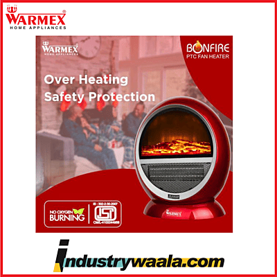 Warmex PTC Bonfire Fan Room Heatern 750 1500 Watts