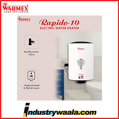 Warmex 10 L Storage Water Geyser RAPIDO 10 White