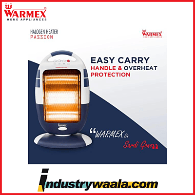 Warmex Passion Halogen Room Heater Blue 400 800 1200 Watts