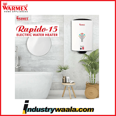 Warmex Storage Water Geyser RAPIDO 2000W Electric 15Ltr White