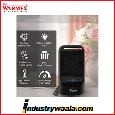 Warmex PTC Junior Digi Room Heater 750 1500 Watts Touch Display