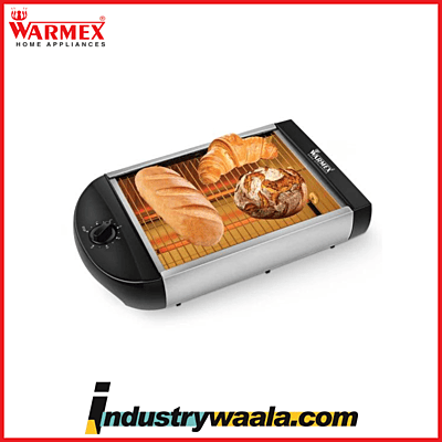 Warmex Toasty 600 Watts Stainless Steel 4 Slices Flat Bread Toaster With Removable Crumb Tray