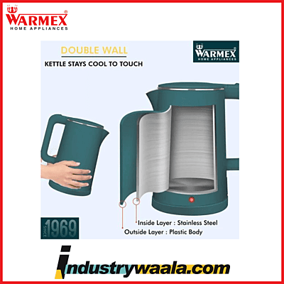 Warmex Home Appliances KW80 with Keep Warm Function Multi Cooker Electric Kettle 1.8 L Green