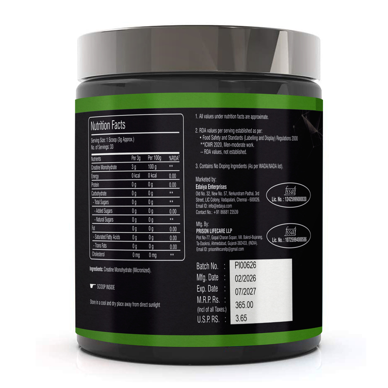 Creatine Monohydrate 100g
