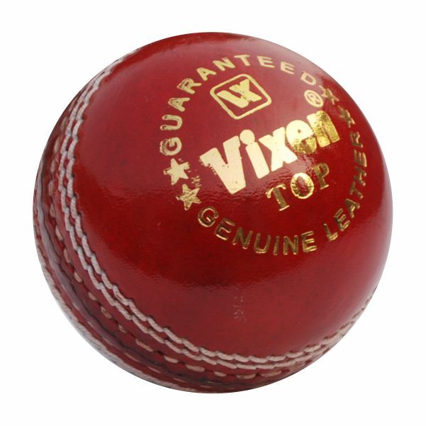 CRICKET BALL LEATHER CB-52 RED  ..