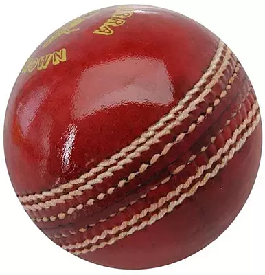 CRICKET BALL LEATHER CB-52 RED  ..