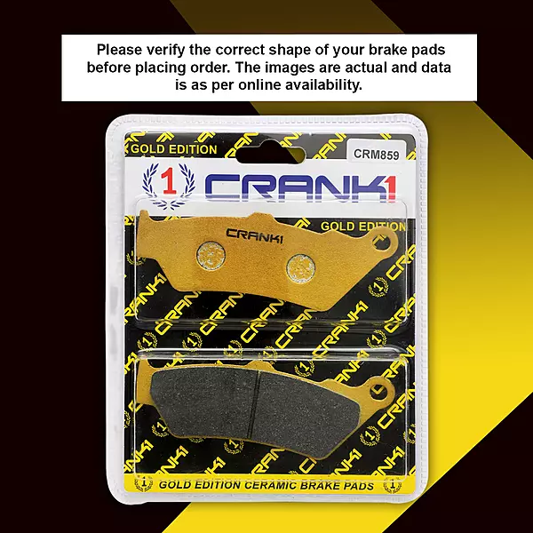 Crank1 CRM859 Ceramic Brake Pads Crank1 CRM859 Ceramic Brake Pads