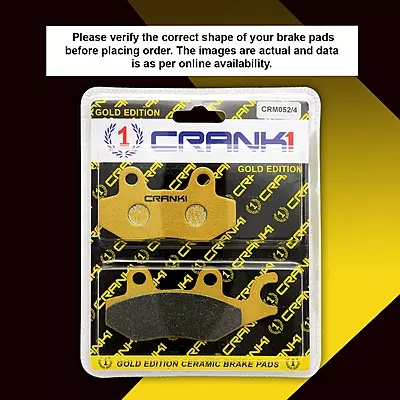 Crank1 CRM052/4 Ceramic Brake Pads