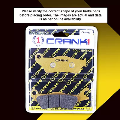 Crank1 CRM063 Ceramic Brake Pads