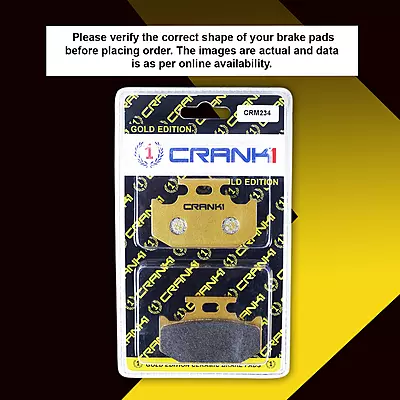 Crank1 CRM234 Ceramic Brake Pads