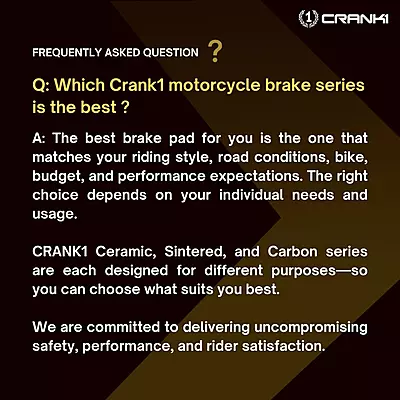 Crank1 CRM234 Ceramic Brake Pads
